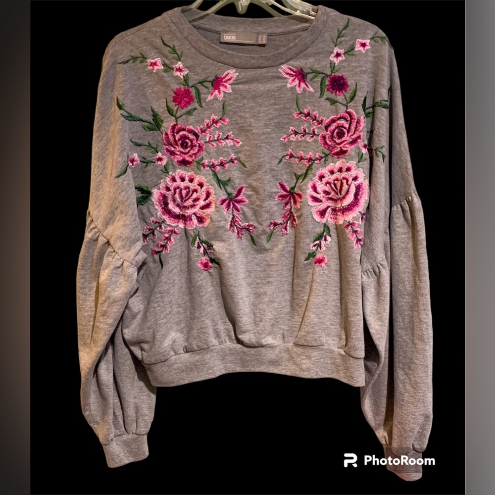 ASOS Embroidered Sweatshirt
